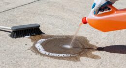 quick oil stain removal