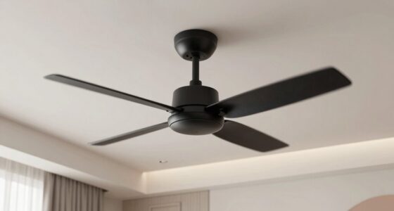 quiet bedroom ceiling fans
