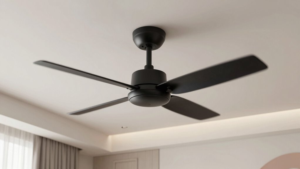 quiet bedroom ceiling fans