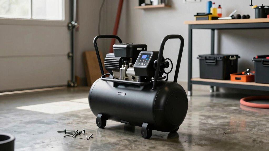 quiet efficient garage compressor