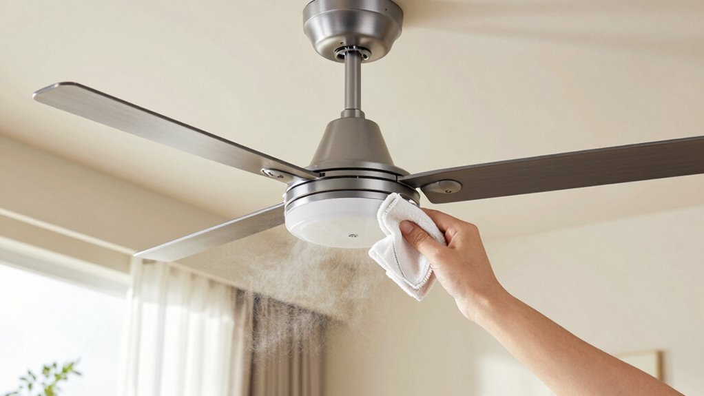 regular ceiling fan cleaning