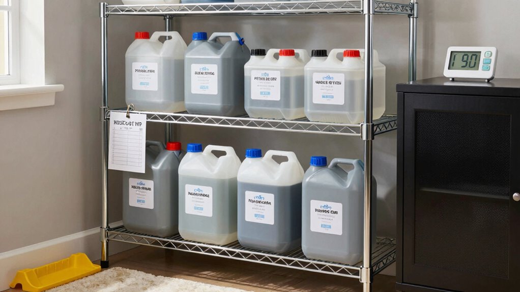 regular chemical storage inspections