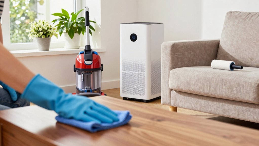 regular cleaning minimizes allergens