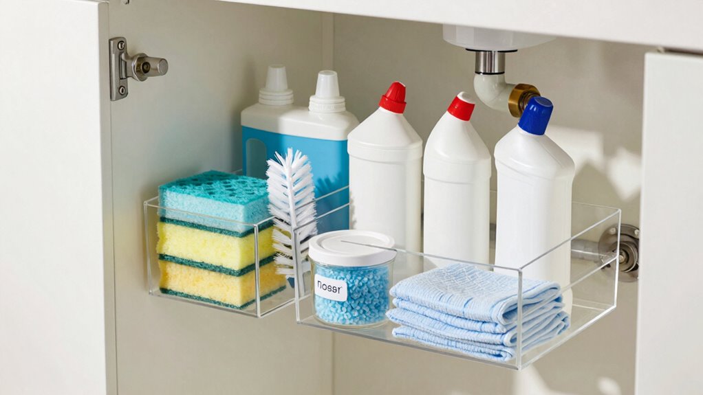 regular decluttering and routines
