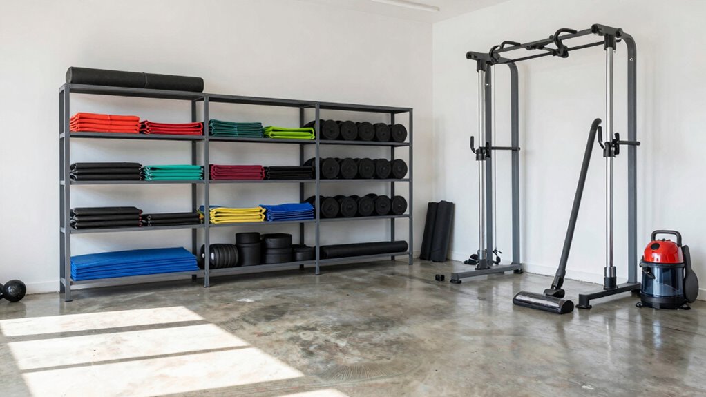 regular dust and equipment cleaning