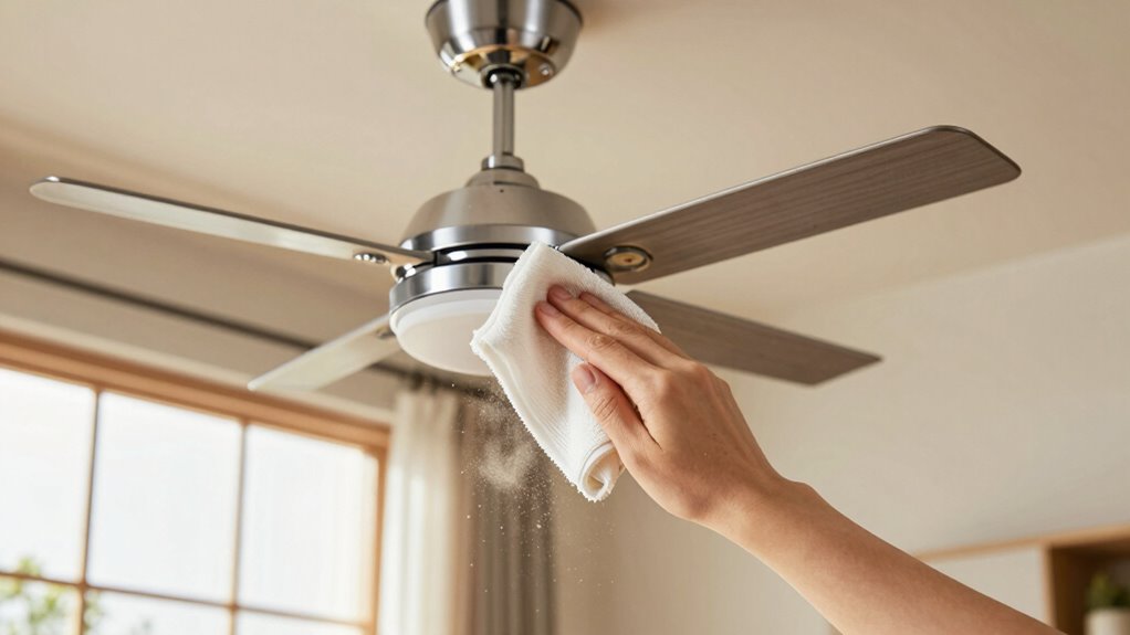 regular dusting and covers