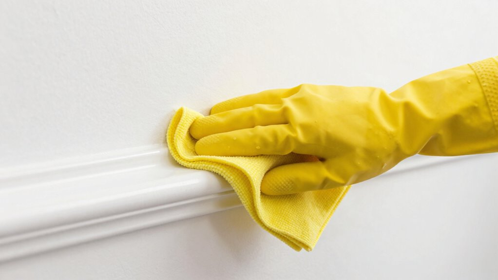 regular material specific cleaning routines