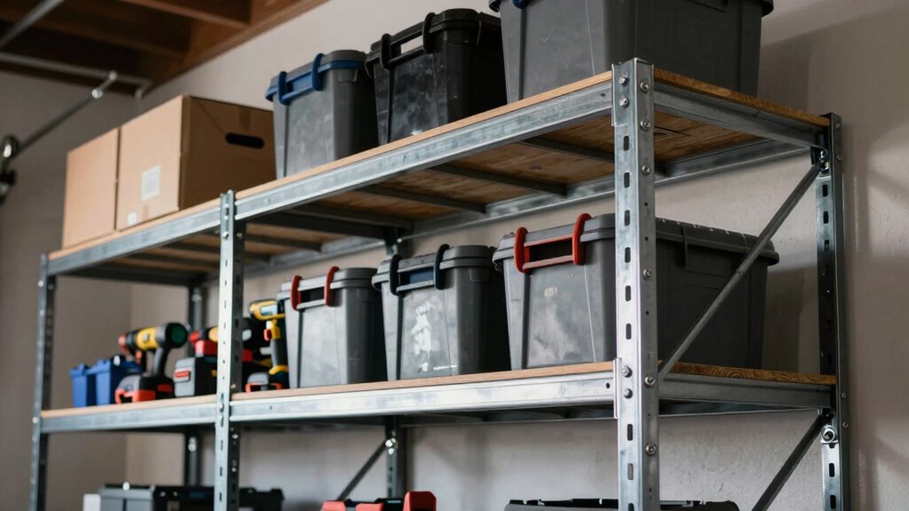 reinforce and upgrade shelves