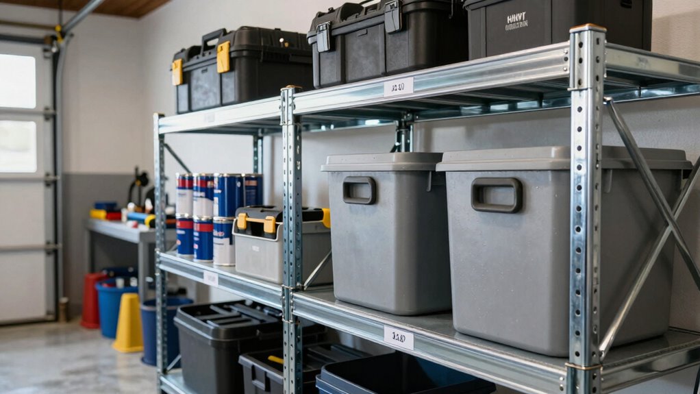 reinforce shelving when needed