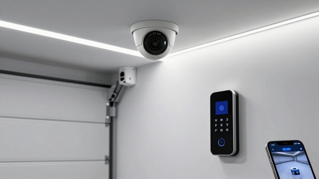 remote real time garage security