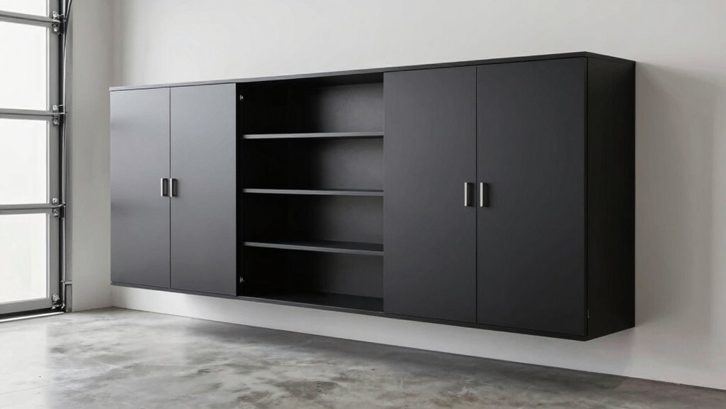 rentable no drill garage cabinets