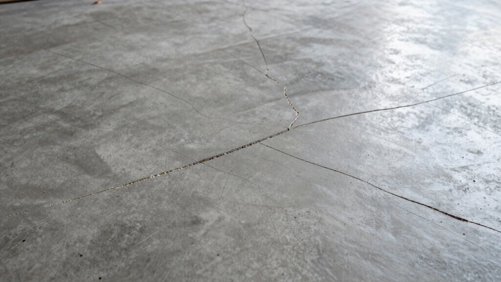 repair small garage cracks