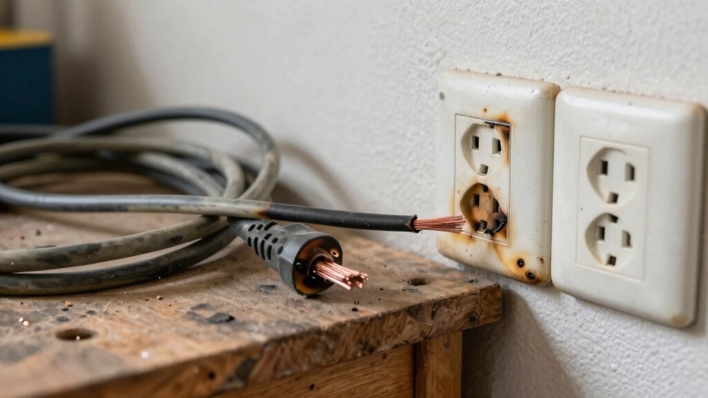 replace damaged extension cords regularly