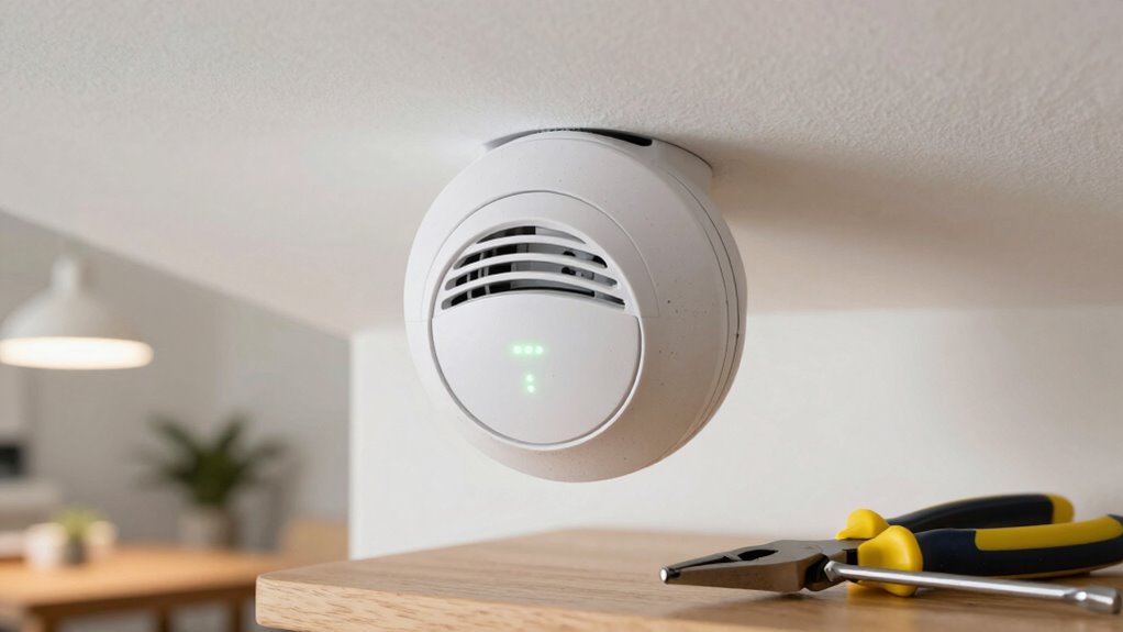 replace old smoke alarms