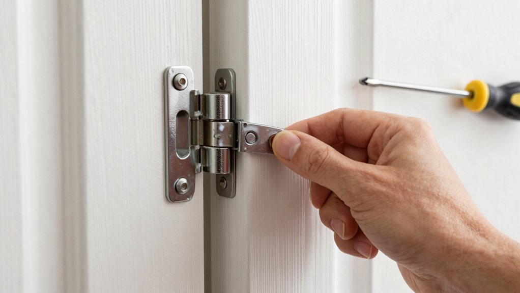 replace rusted misaligned hinges