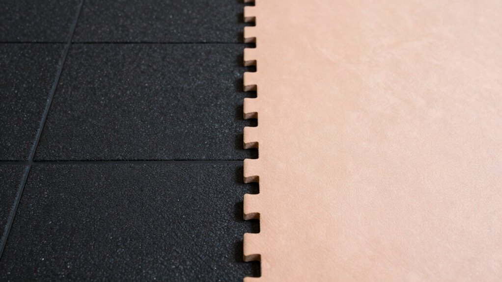 rubber versus foam flooring