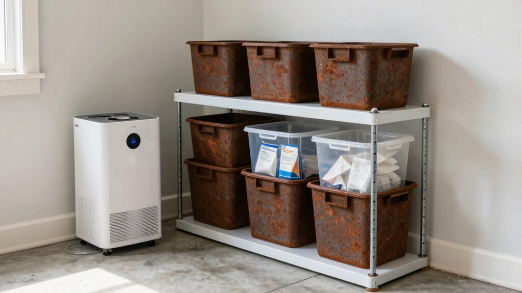 rust and mold resistant storage