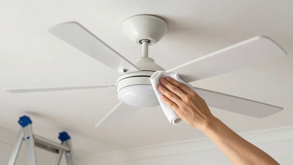 safe and proper fan cleaning