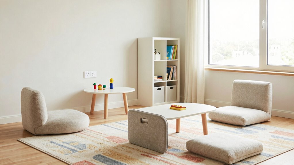 safe child friendly furniture arrangement