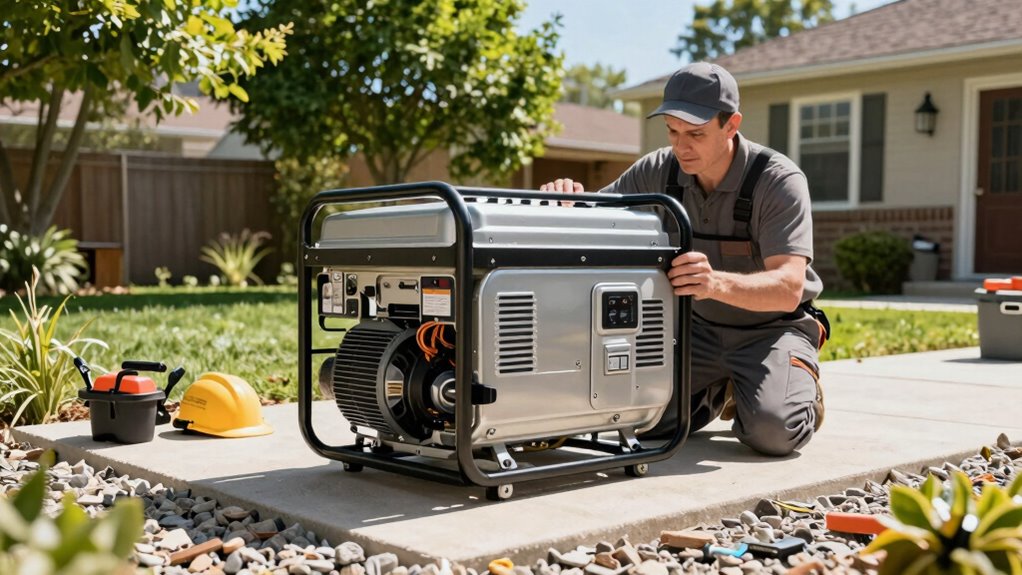 safe efficient generator installation