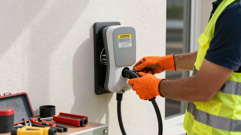 safe ev charger installation