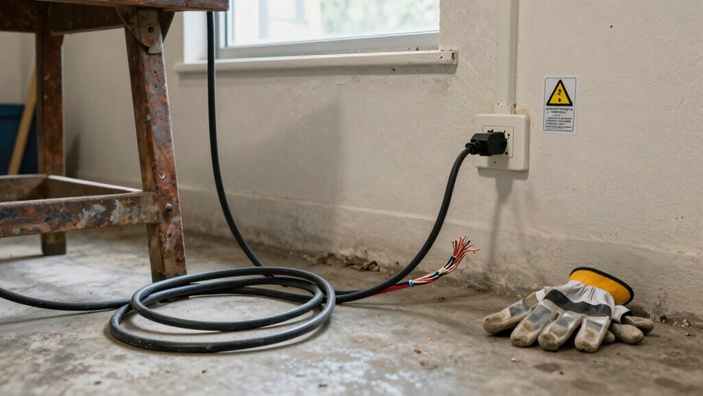 safe garage extension cord use