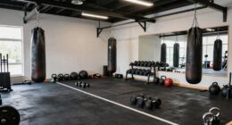 safe garage workout space