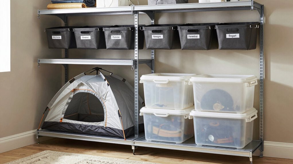 safe organized bulky storage