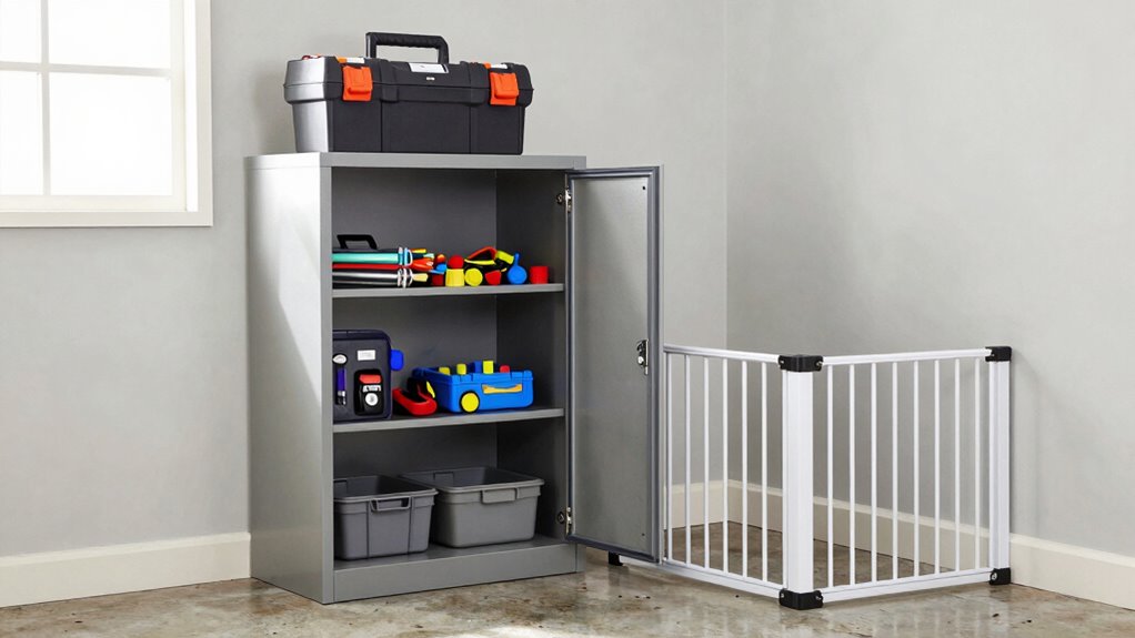 safe organized garage environment
