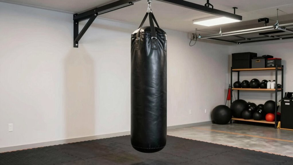 safe organized workout space