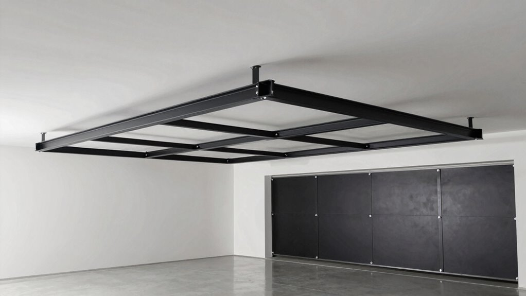 safe overhead rack installation