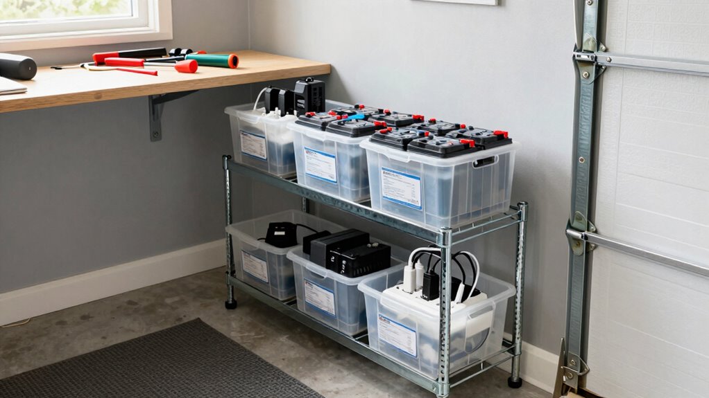 safe ventilated battery storage