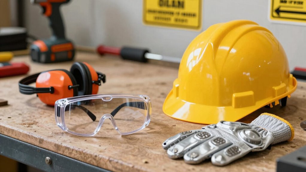 safety gear prevents garage accidents