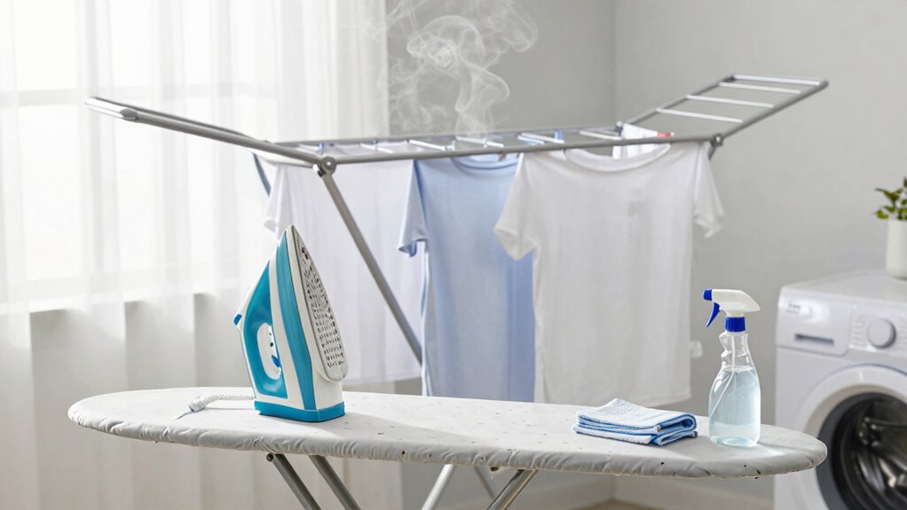 sanitize laundry through proper drying and ironing