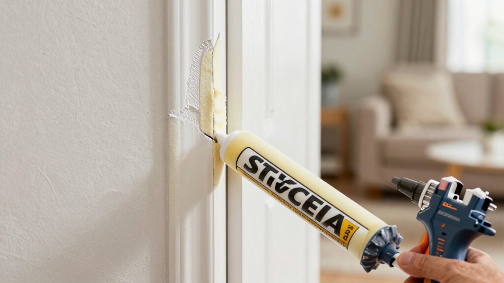 seal gaps for noise reduction