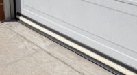 seal garage door gaps