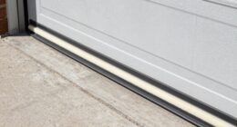 seal garage door gaps