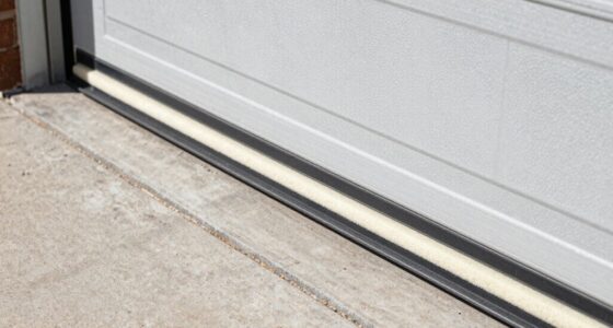 seal garage door gaps