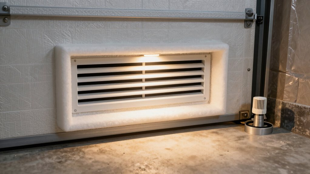 seal vents to retain heat