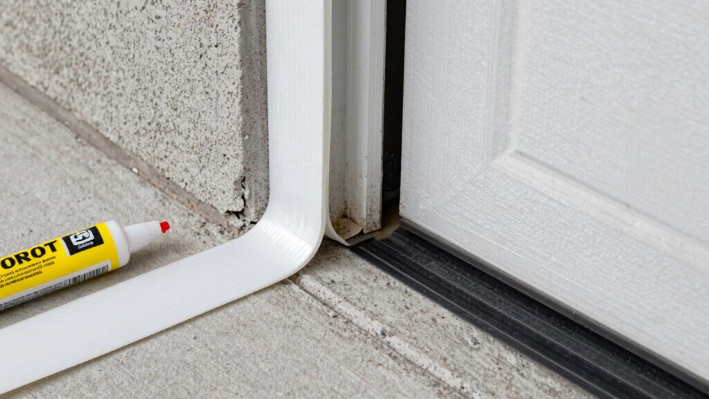 sealing garage door gaps