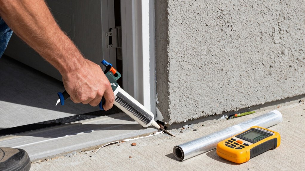 sealing garage leaks saves energy