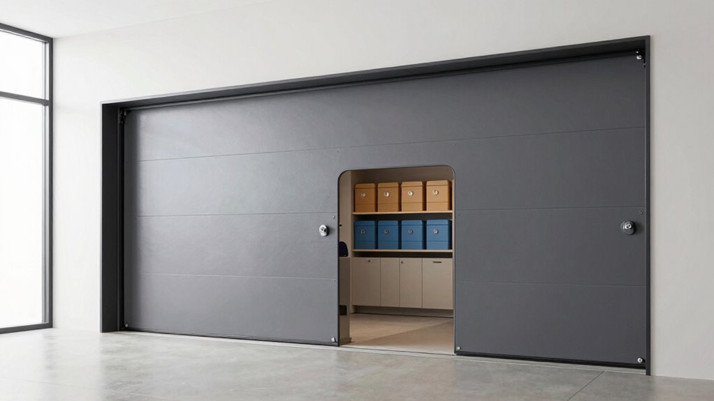 secure doors locks lighting