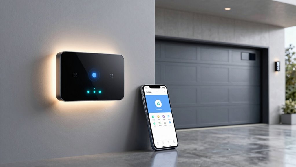 secure efficient garage automation