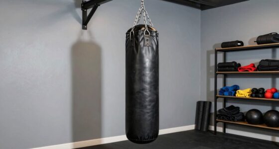 secure garage punching bag