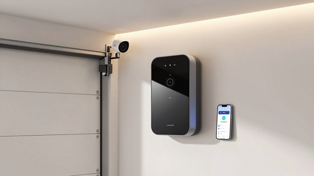 secure garage with verification