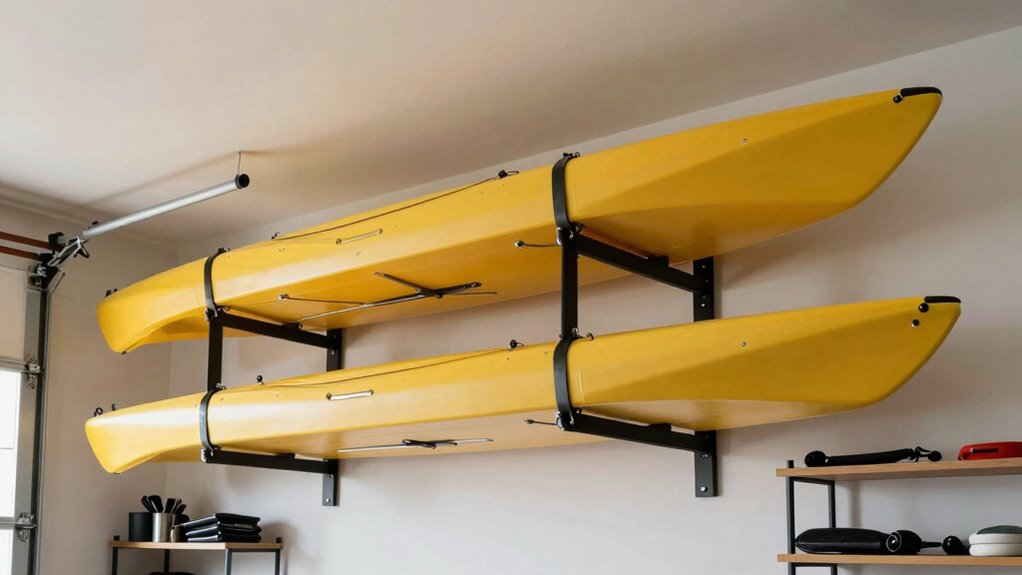 secure kayak storage tips