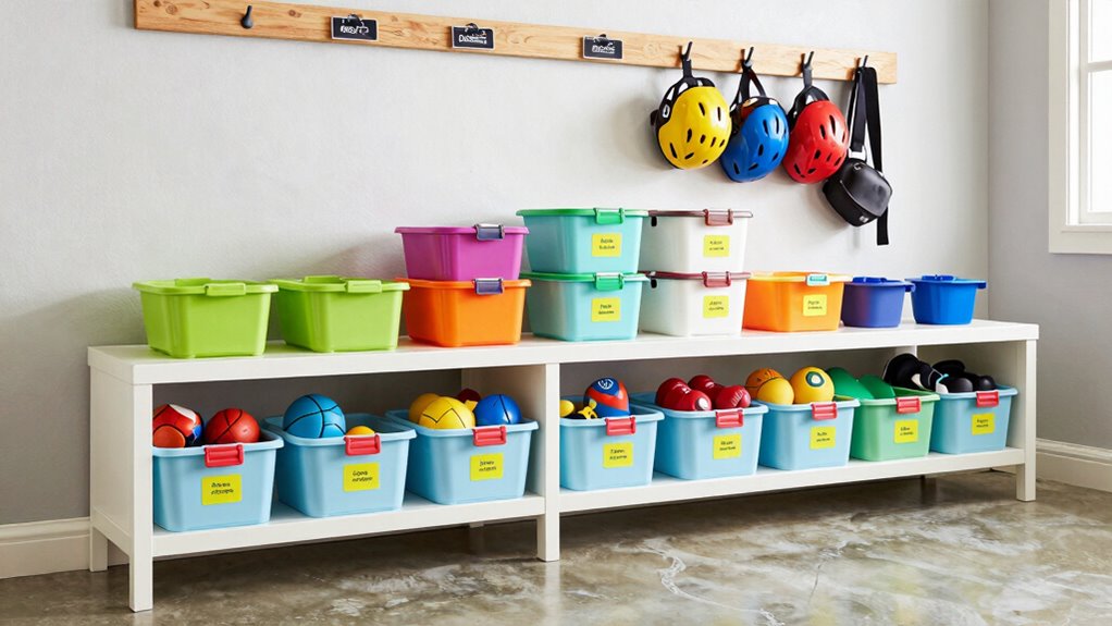 secure labeled childproof storage