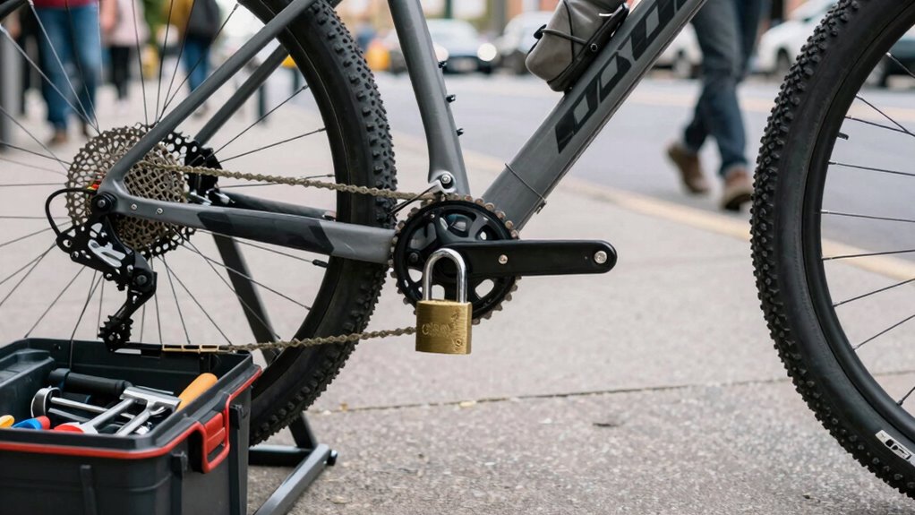secure locks and proper techniques