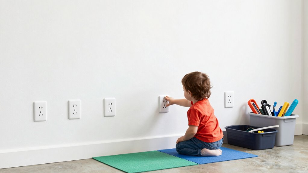 secure outlets organize cords