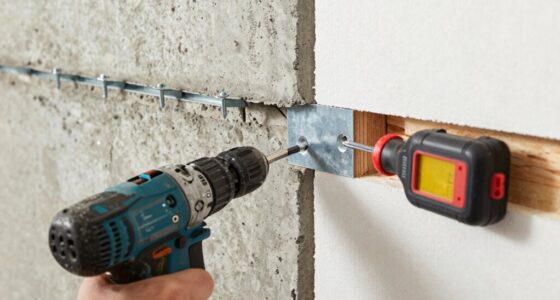 secure shelving to studs